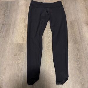 Black Reversible Lululemon Leggings Size 10